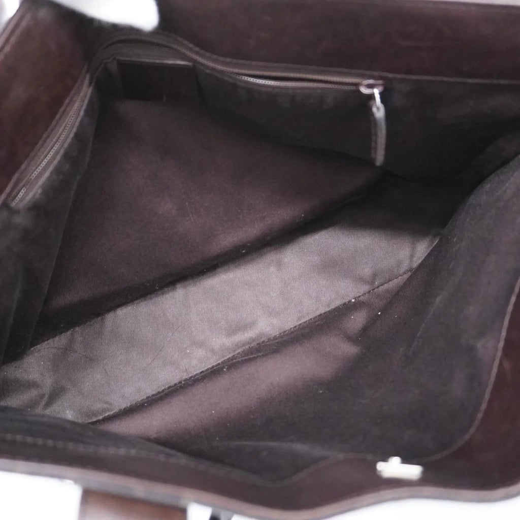 Bag Pre-Owned Denim 73983 Brown Women's Gucci (Good) Tote