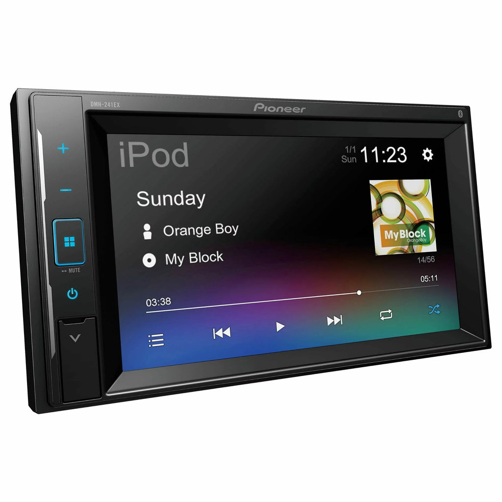 Bluetooth Digital Media Pioneer Touchscreen, 6.2 Black - DMH-241EX inch Receiver