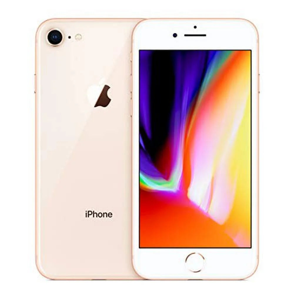 ) 64GB 8 LTE Apple iPhone (Refurbished) AT&T iOS,Gold 4G Restored (Certified