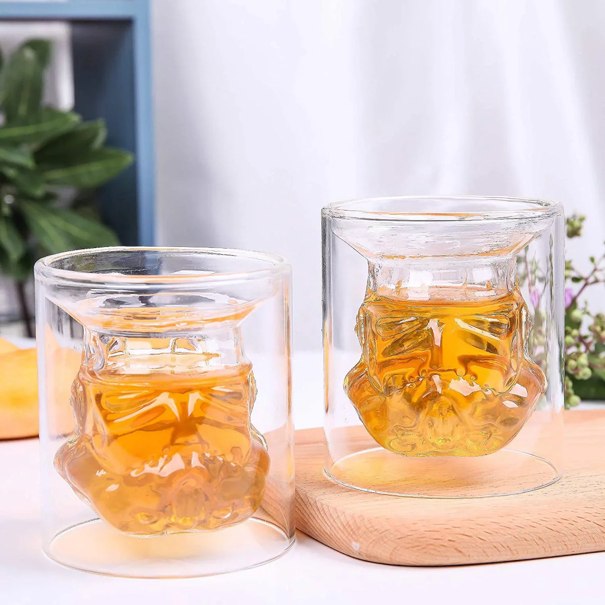 Drinking Wall Water Cocktails, Cognac 150ML Scotch Glass Double Rocks Wall Glasses, Glasses Glasses, Double AI Glasses, for Cocktail Bourbon, Old Whisky, Whiskey Fashioned VI
