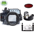 IV Dome Waterproof Hands Port M4 M2 Two II case Aluminium M5 w/ 60M RX100 Camera Seafrogs M3 III RX100 Sony Underwater & V Kit, I Housing for Tray