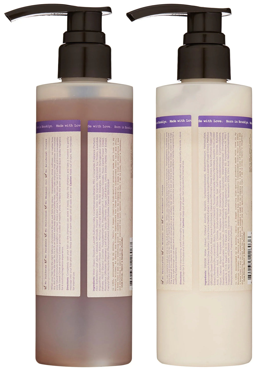 Conditioner Vary) Daughter (Packaging Conditioner May Moisture Hydrating and & Shine Free Shampoo and Sulfate Carol?s Hair Hair Shampoo Dry Hair, Vanilla Black Set Dull and For