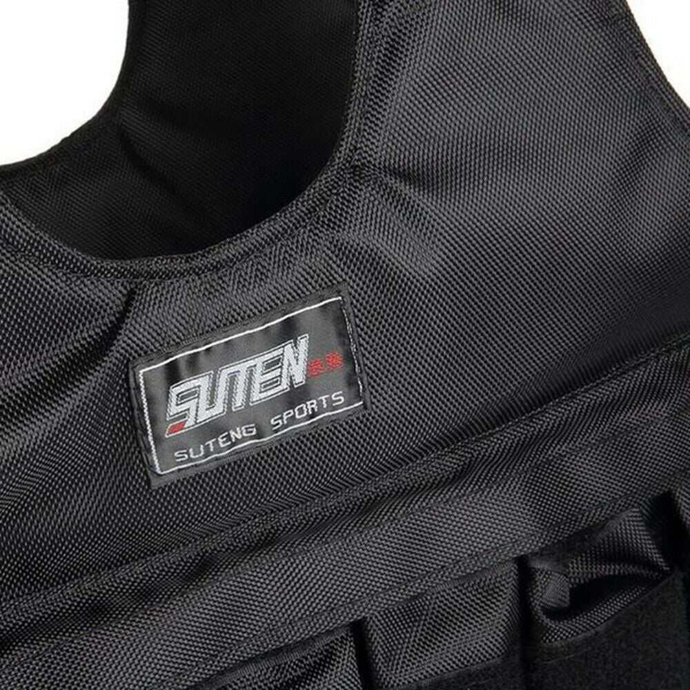 Vest Weight Vest Adjustable 44lbs-110lbs Training 110LBS(50KG) Weighted Gym Adjustable Running Workout Fitness Weight