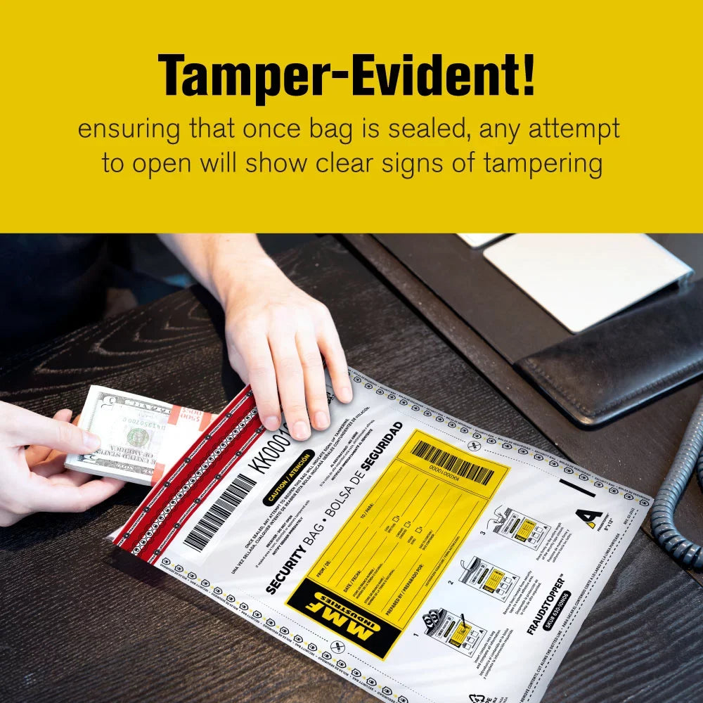 White Bag - - Deposit 2362010N06 Inches 12 MMF 9 Tamperevident X