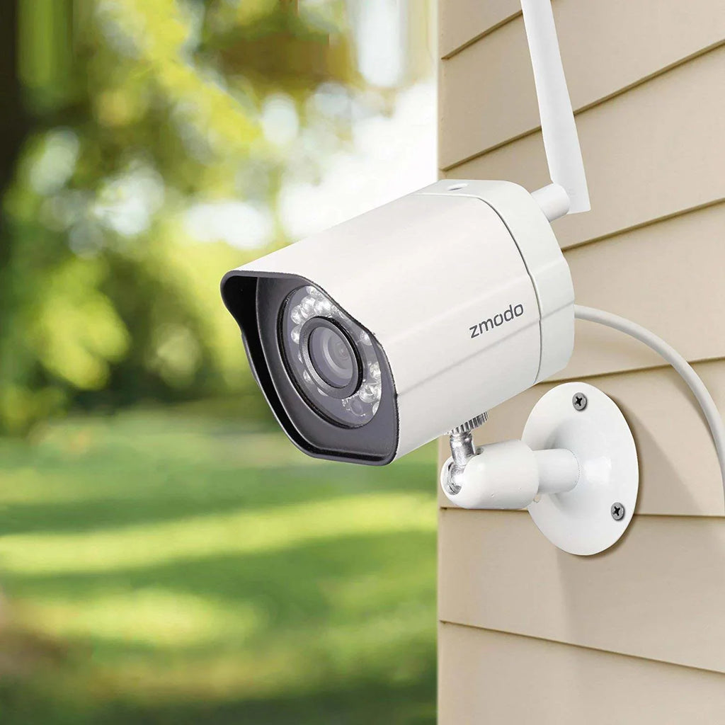 Full Pack) with (3 IP HD Vision Zmodo Outdoor with System Night 2.4Ghz Assistant Only Smart WiFi Camera Google (Supports Works Security Cameras Wireless - WiFi)