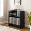 Furniture Entertainment Record Media Tv Stand and Vinyl Portland Crosley Center, Console Storage