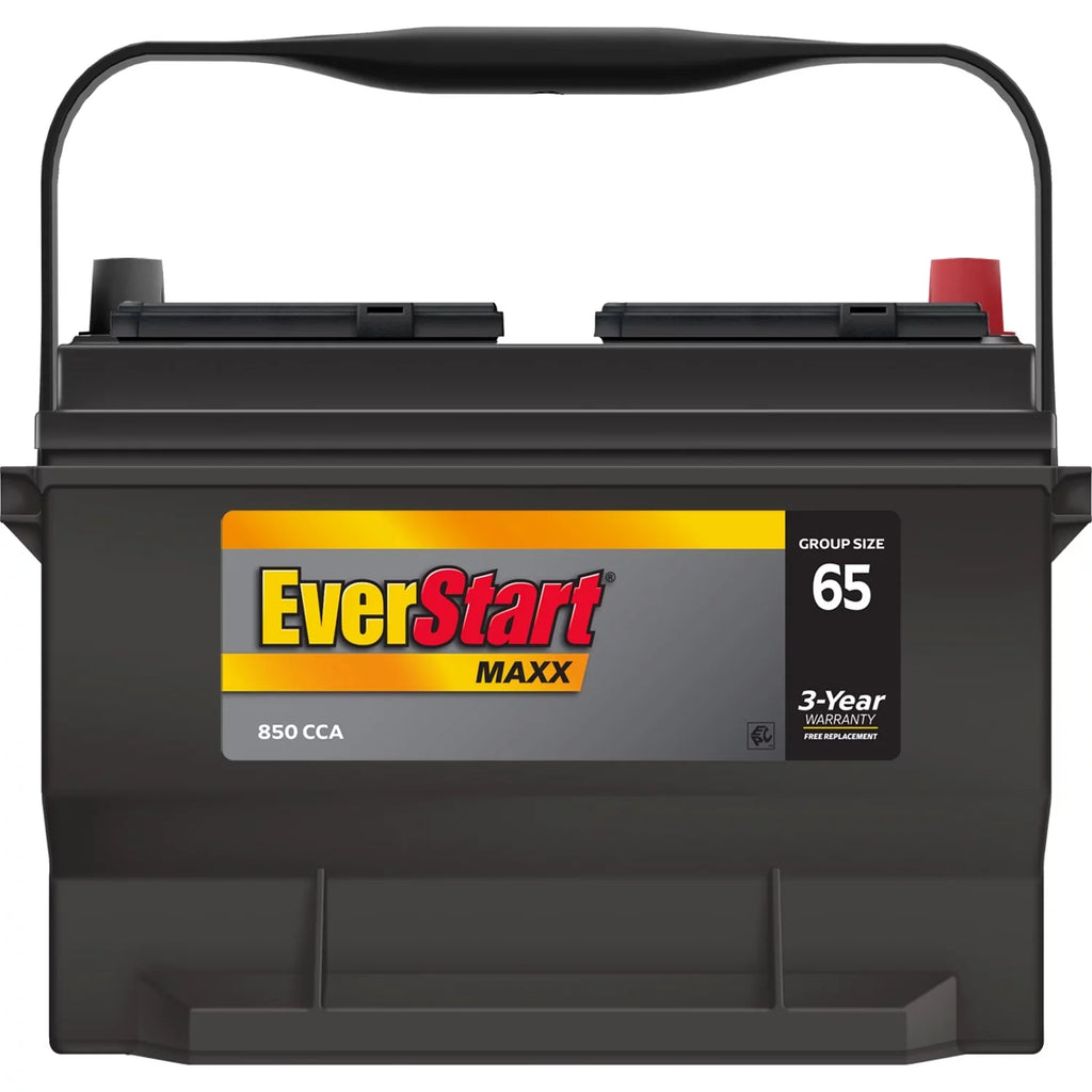 Maxx Battery, Lead Automotive Volt Acid Group 12 CCA EverStart 65 850 Size