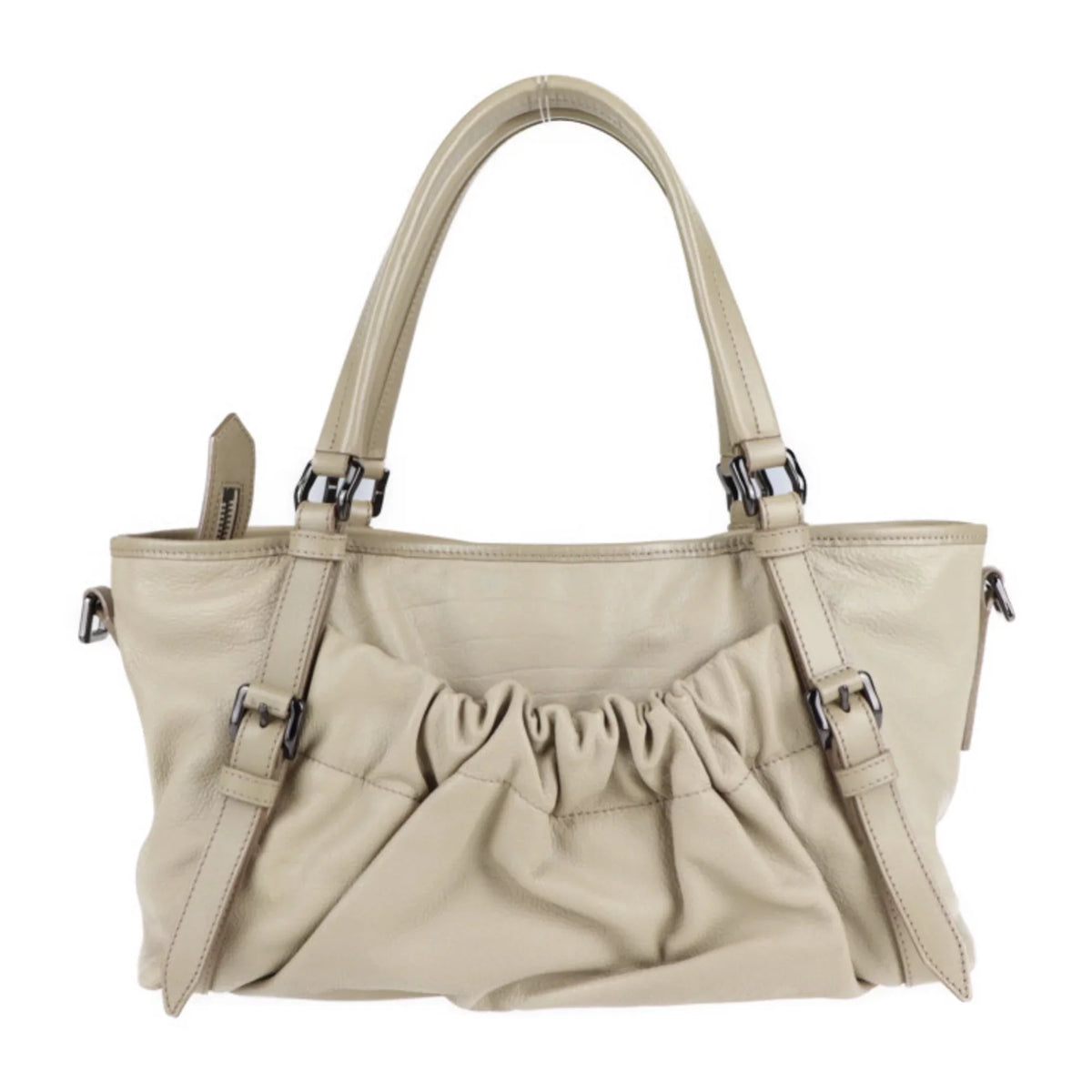shoulder BURBERRY Pre-Owned tote (Good) 2WAY bag Burberry beige leather