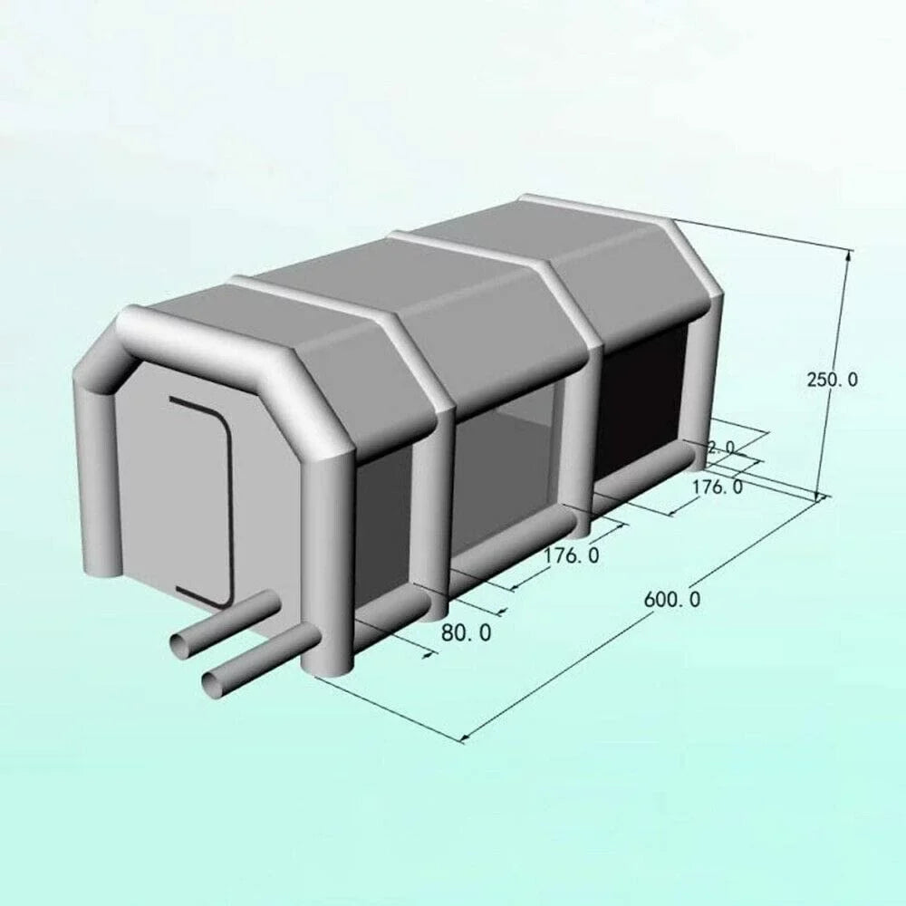 Tent Spray air-filled & TFCFL enclosure Filter Paint atmospheric Painting System Mat w/ Floor
