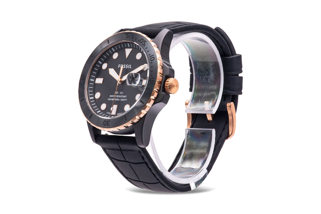 Black Silicone FB-01 CE5022 Watch Fossil Mens
