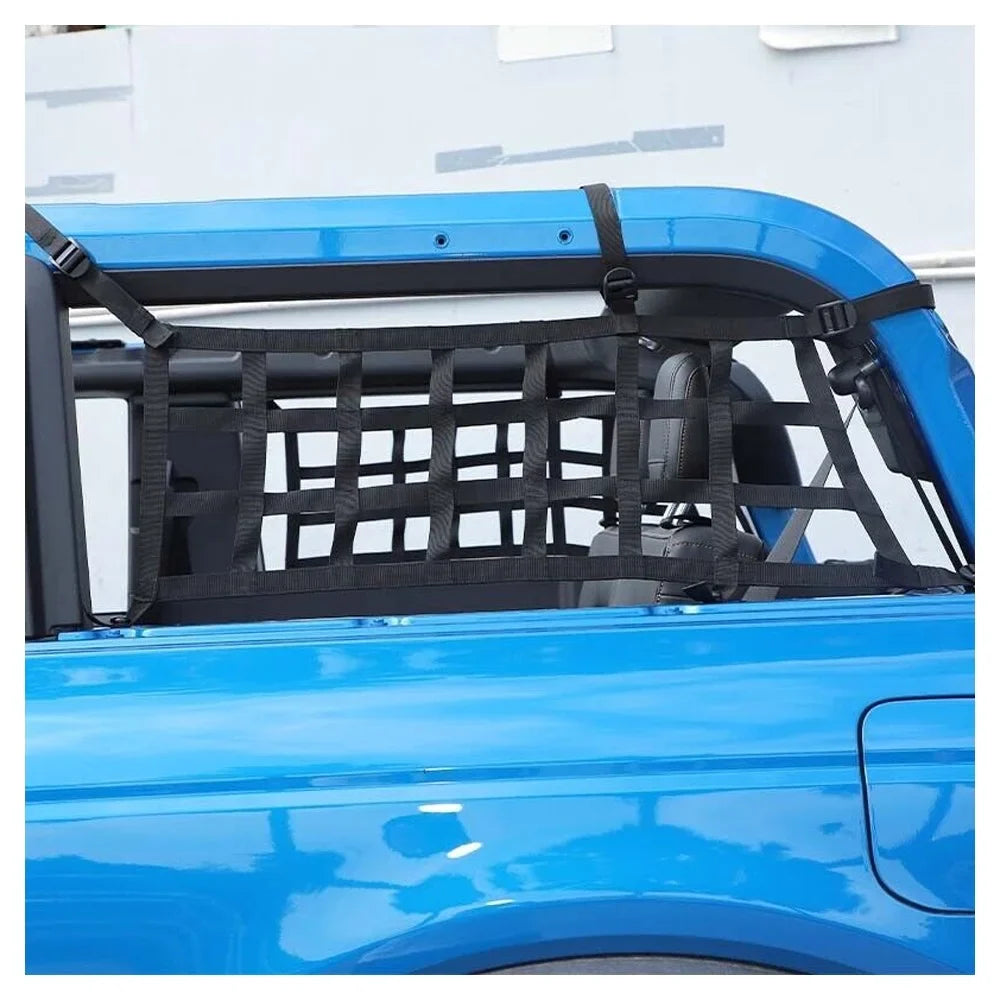 Teledu 21+2 Net 2x Trunk Mesh Door Side Restraint Protective Rear Cargo