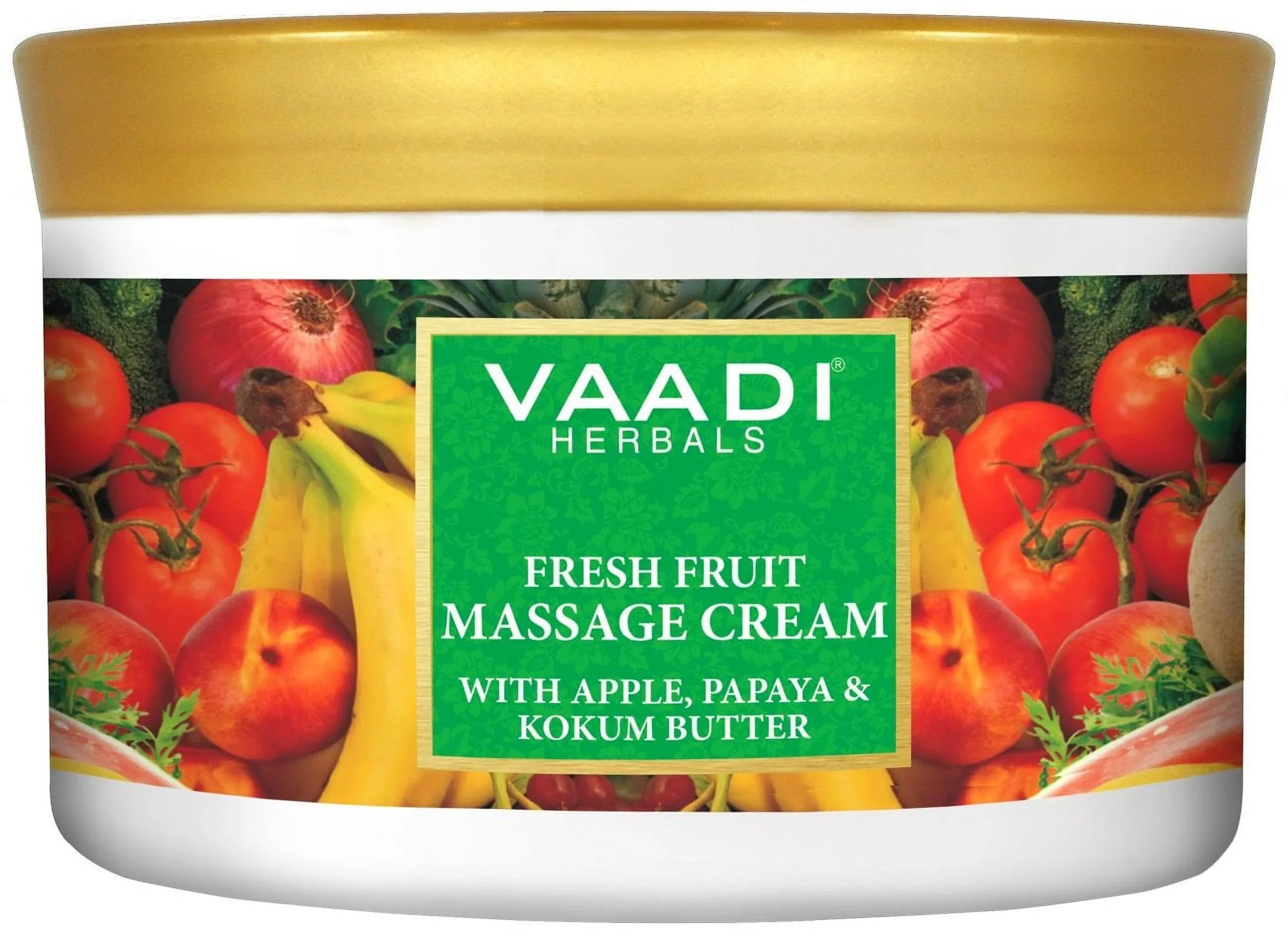 & Herbals Butter Oz) All Herbal Natural 500 1 With Vaadi - Fruit Of Fresh Cream Gm) (17.64 Apple, Papaya - X Kokum (Pack Massage - Cream