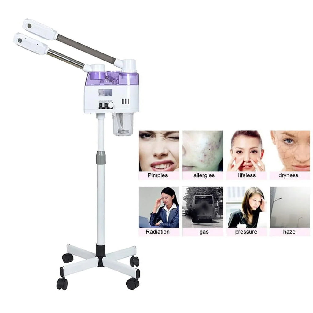 Care Device Ozone Spray EU/US Sparyer 2 Plug Spa Ion 1 Beauty and Hot Machine Cold Skin 110/220V Steaming Home in Facial Steamer