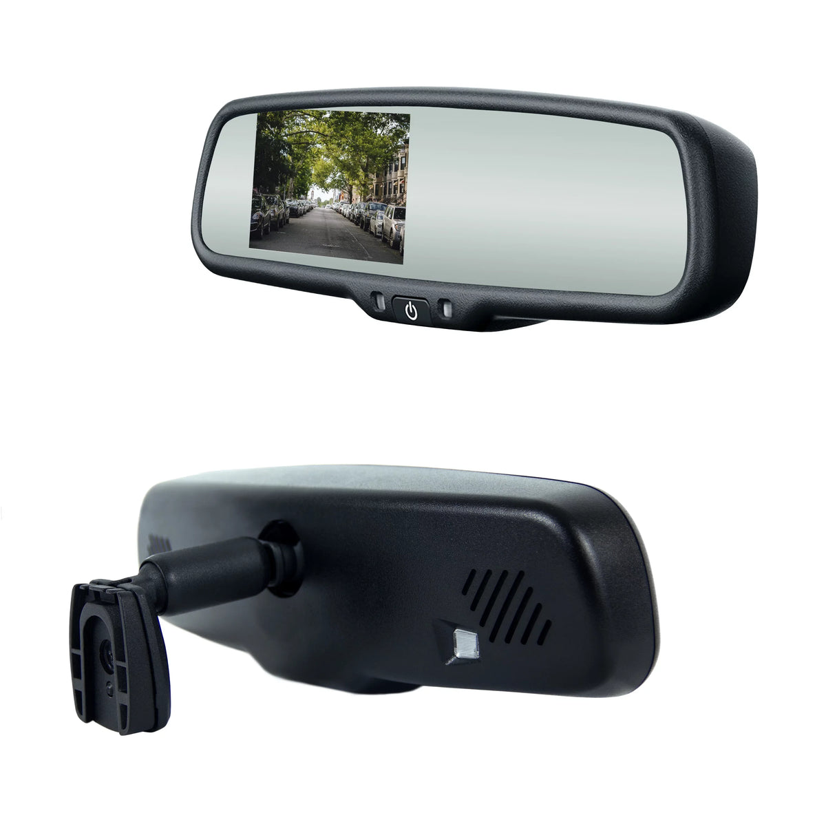 | & for Mount OEM Rear Wireless Screen LCD Transmitter Cars Mirror 4.3" Universal View with Master Fit Tailgaters