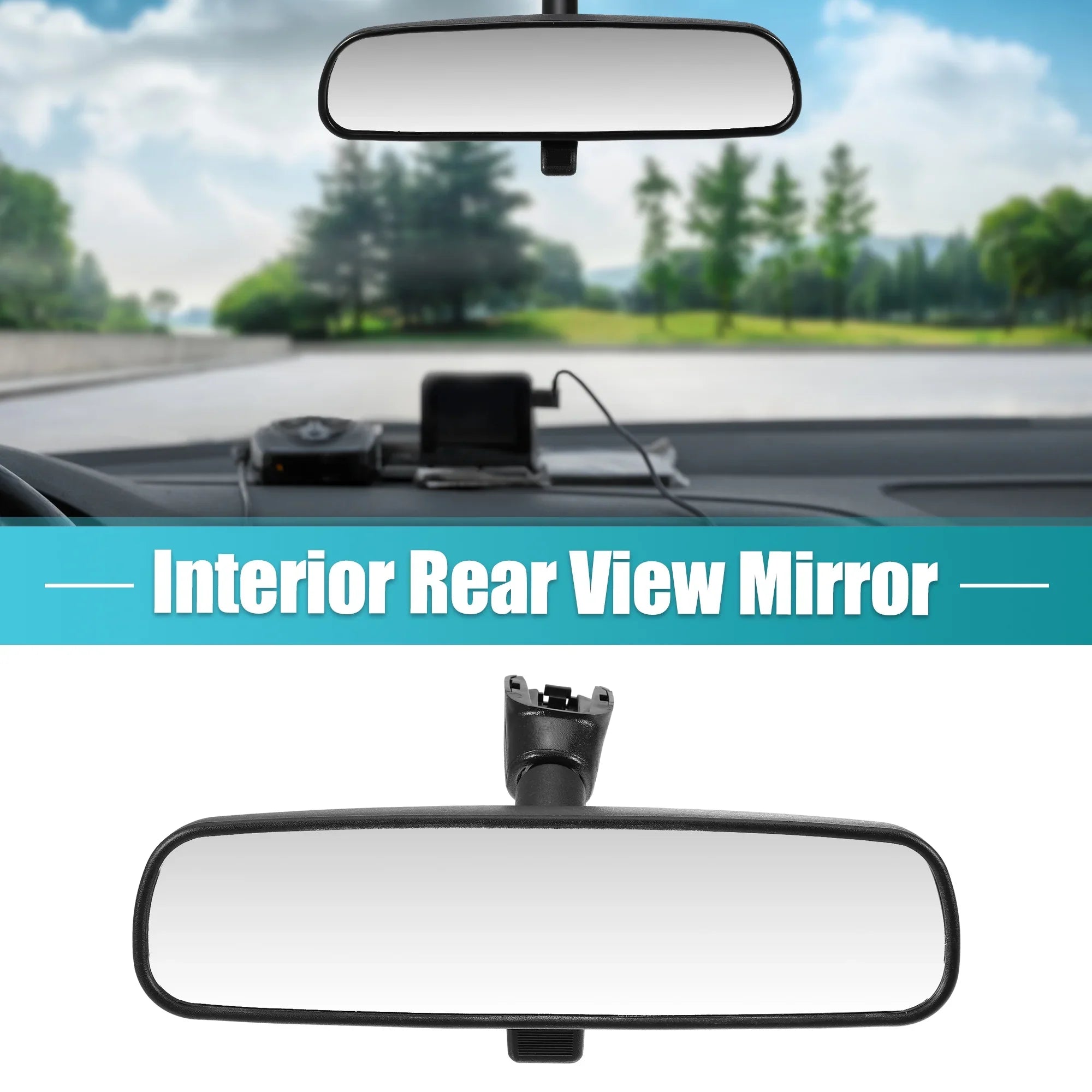 Black Inner Bargains Rear Rearview Mirror Nissan Unique No.963212DR0A Car View Interior for Altima 1993-2022 Mirror