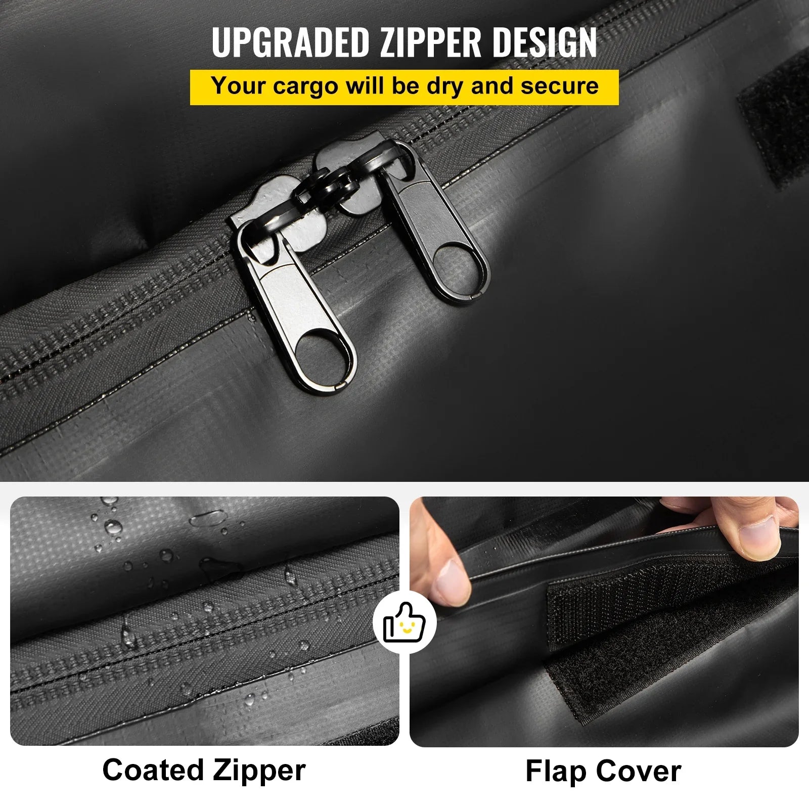 Carrier Hitch Waterproof Cargo Hitch Hitch Bag SUV Duty Feet), Heavy Bag, Fits Truck Carrier 840D for Car Basket BENTISM Straps, 60"x24"x26" (22 Vans Cubic Reinforced Cargo with ,