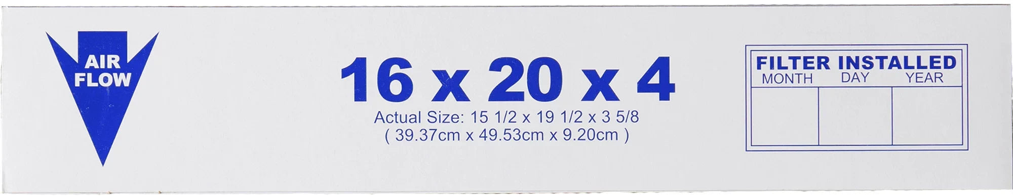 Filter 16x20x4 Nordic Pleated 12 Pleated 2 5/8) Pure Pack (3 MERV atmospheric Carbon +
