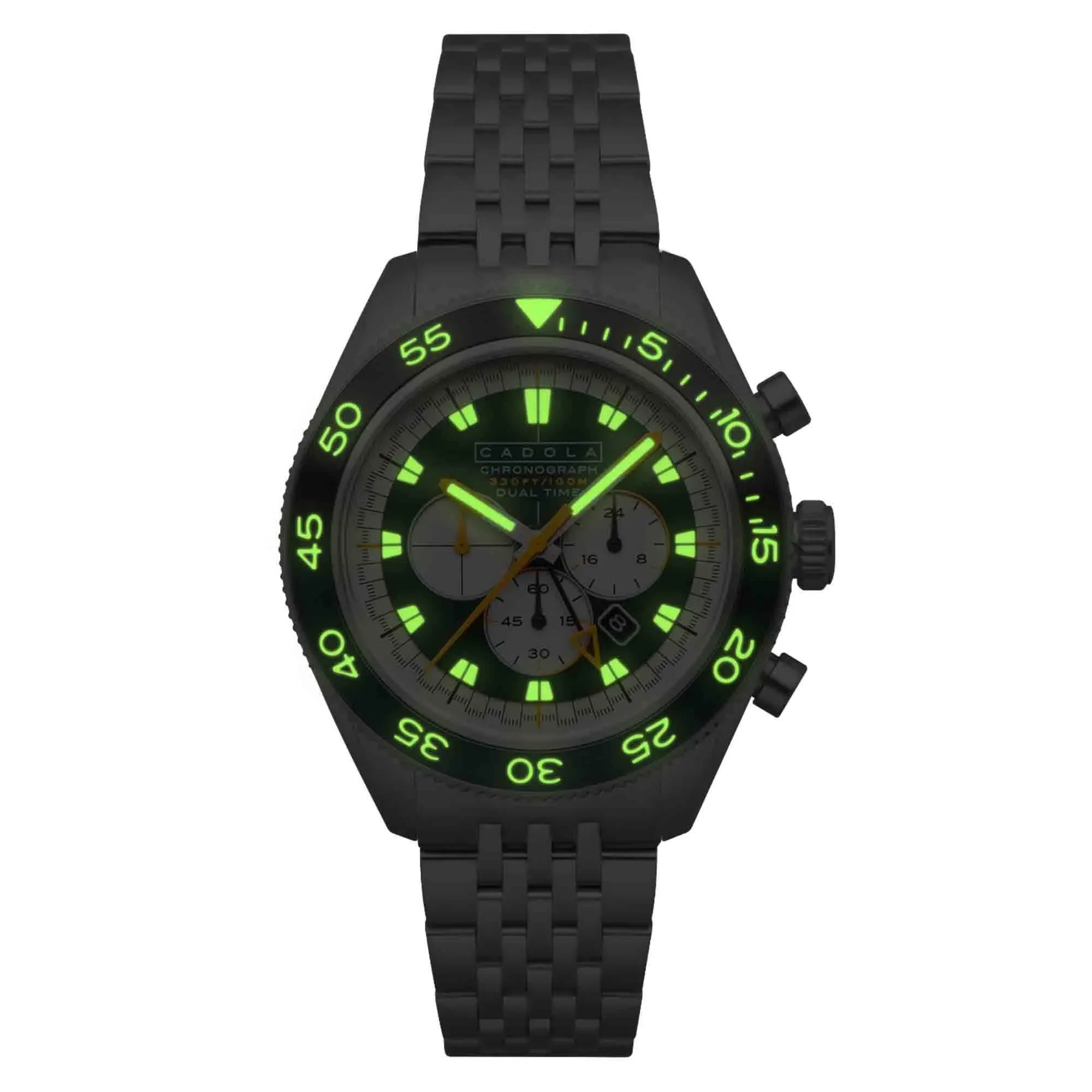 SS Chronograph Green Cadola Racing Ahrens