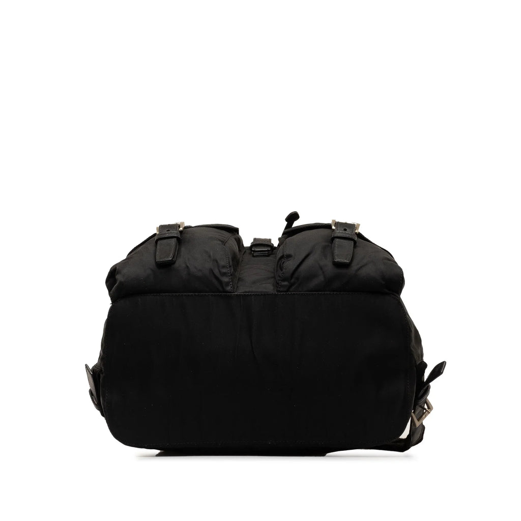 (Fair) Pre-Owned Tessuto Prada Backpack Black Fabric Authenticated Nylon Unisex