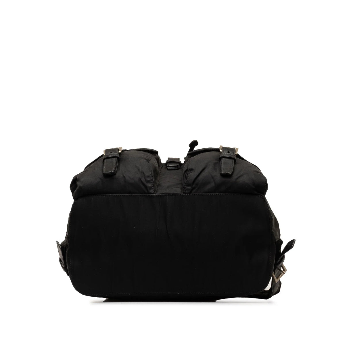 (Fair) Pre-Owned Tessuto Prada Backpack Black Fabric Authenticated Nylon Unisex