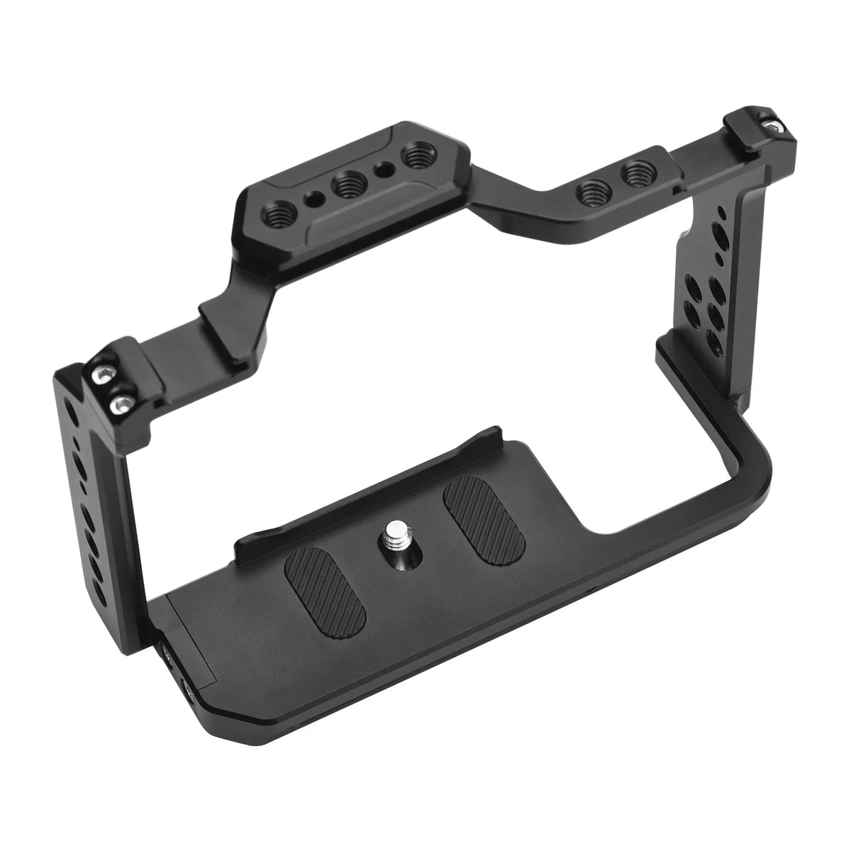 1/4 Aluminum Threads Video Camera Dual A7S II/ Mounts A7II/ A7R for A7IV/ III/ A7III/ Shoe Alloy Numerous II Sony Cage with A7R Inch Cold Cage Replacement