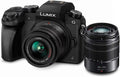 Bundle LUMIX Digital Mirrorless DMC-G7WK PANASONIC Camera G7 Dual Lens 4K