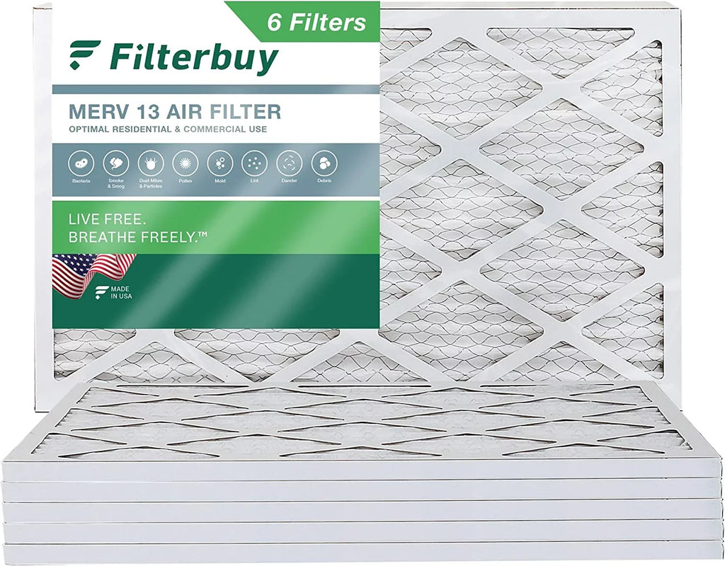 Pleated MERV atmospheric HVAC 10x32x1 (6-Pack) AC Filterbuy 13 Furnace Filters