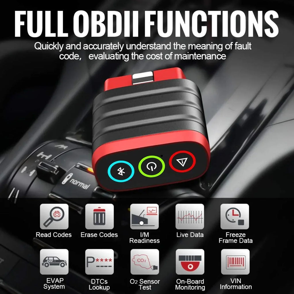 Scanner iOS Tool, Code Vehicles Diagnostic & THINKCAR Light Reader & Android, Fault 1996 Scanner Tool for for Bluetooth THINKDIAG All OBD2 - Scan Newer Engine MINI Check & Full-System Car OE