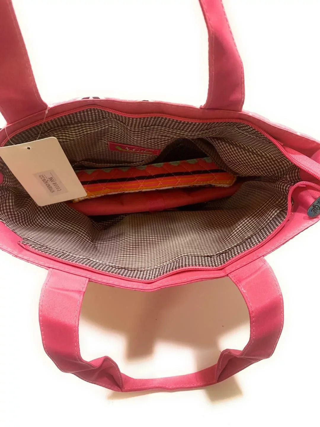 Bag Pouch Aztec Serape Changing Girl Piece Set Pink Baby Pad Orange 3 Zipper Diaper