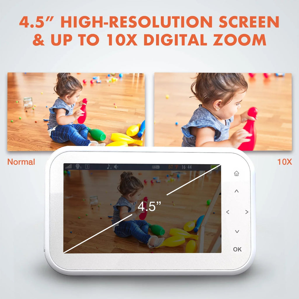 Rexing w/ IPS Baby Display Capabilities Recording Monitor 4.5" BM1