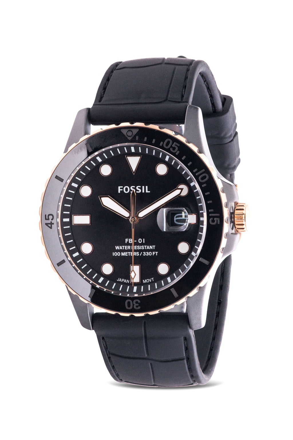 Black Silicone FB-01 CE5022 Watch Fossil Mens