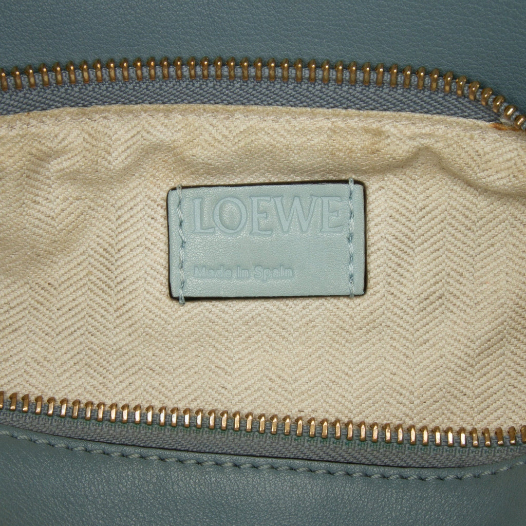 Pre-Owned Bag Small Leather (Good) Puzzle Calf Satchel Unisex LOEWE Authenticated Tricolor