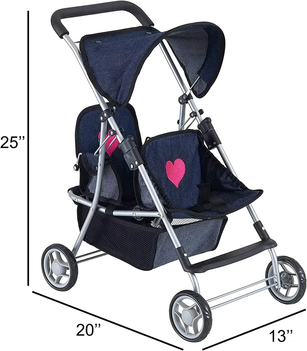 Toy Doll Twin Doll New York Baby The Stroller Stroller Doll Collection Denim