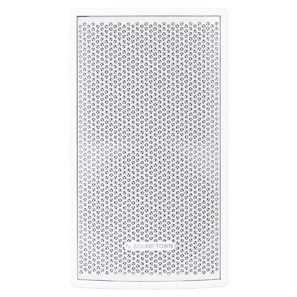 and Professional for Sound, White Bar, Birch PA Sound with 8" Plywood Church of 350W (CARME-U108W- Brackets Pair DJ Installation, Series 2-Way Compression Speakers, Drivers, CARME Karaoke, Town Live U