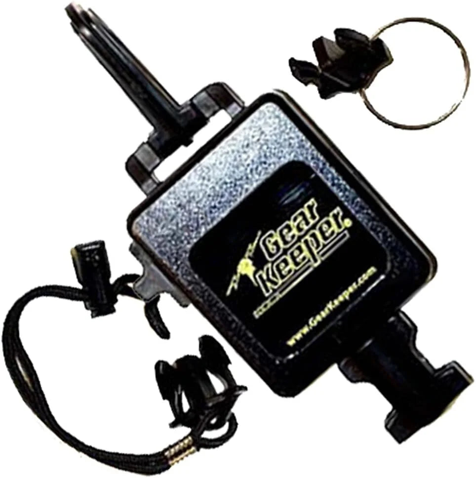Gear Snap Retractor Aqua Locking Keeper Clip Deluxe