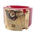 Plastic Louis GP L Vuitton LV size Ring VUITTON LOUIS (Good) Red x Pre-Owned