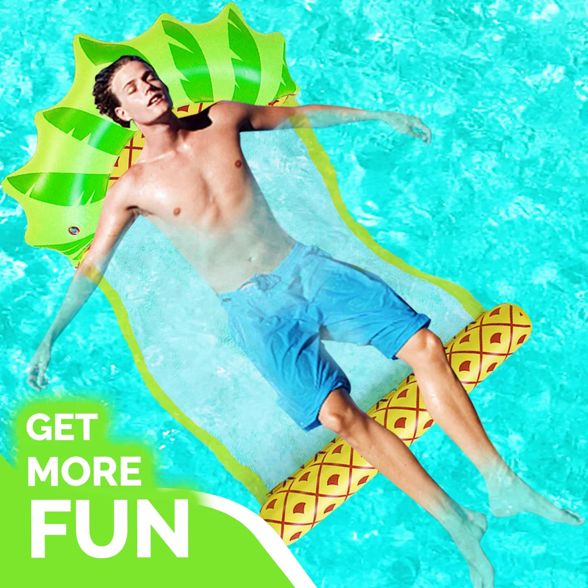 Lounger, in Water Eli Hammock Stay Pool Float PineappleSwimming Water