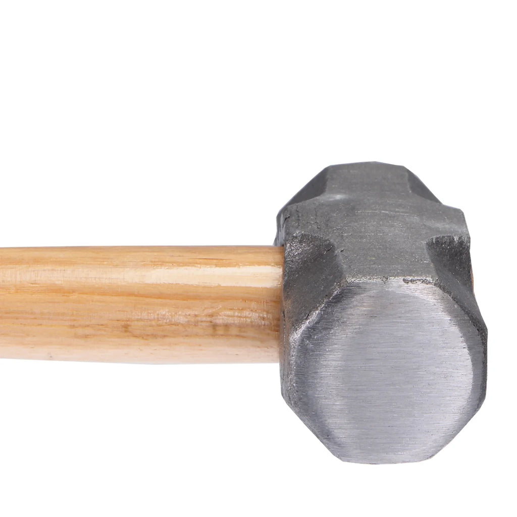 Uxcell Hammer 850g Hammer Home Head Engineer Handle with for Forged Industry Double 11" Sledge Wood Steel Face