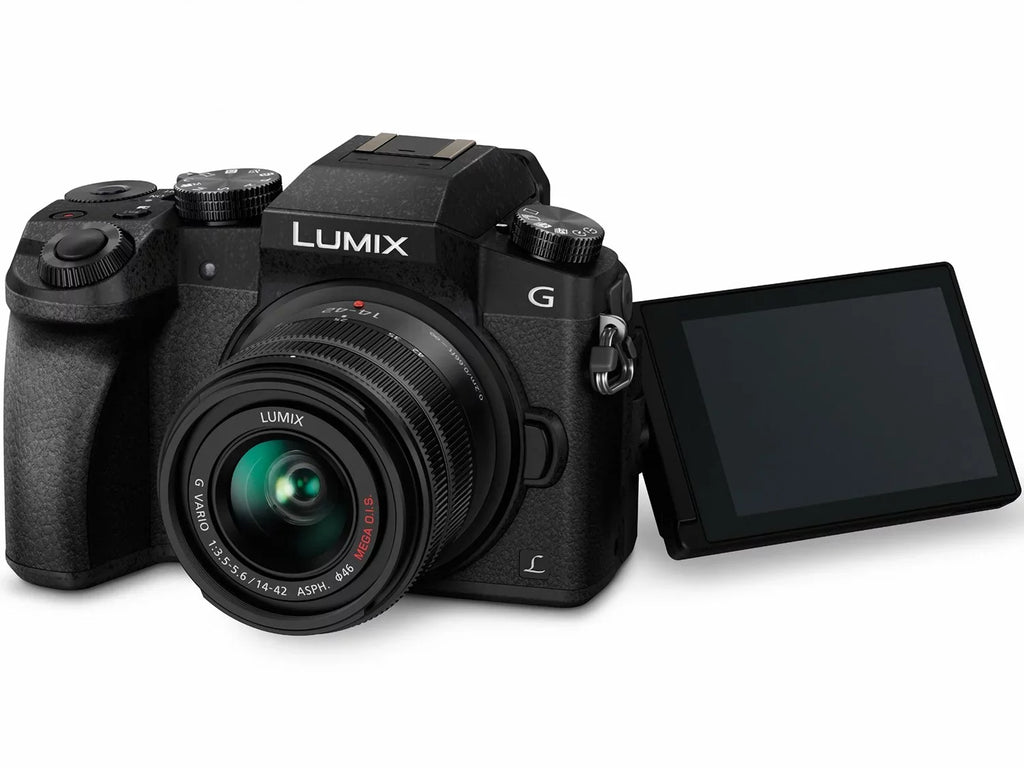 Bundle LUMIX Digital Mirrorless DMC-G7WK PANASONIC Camera G7 Dual Lens 4K