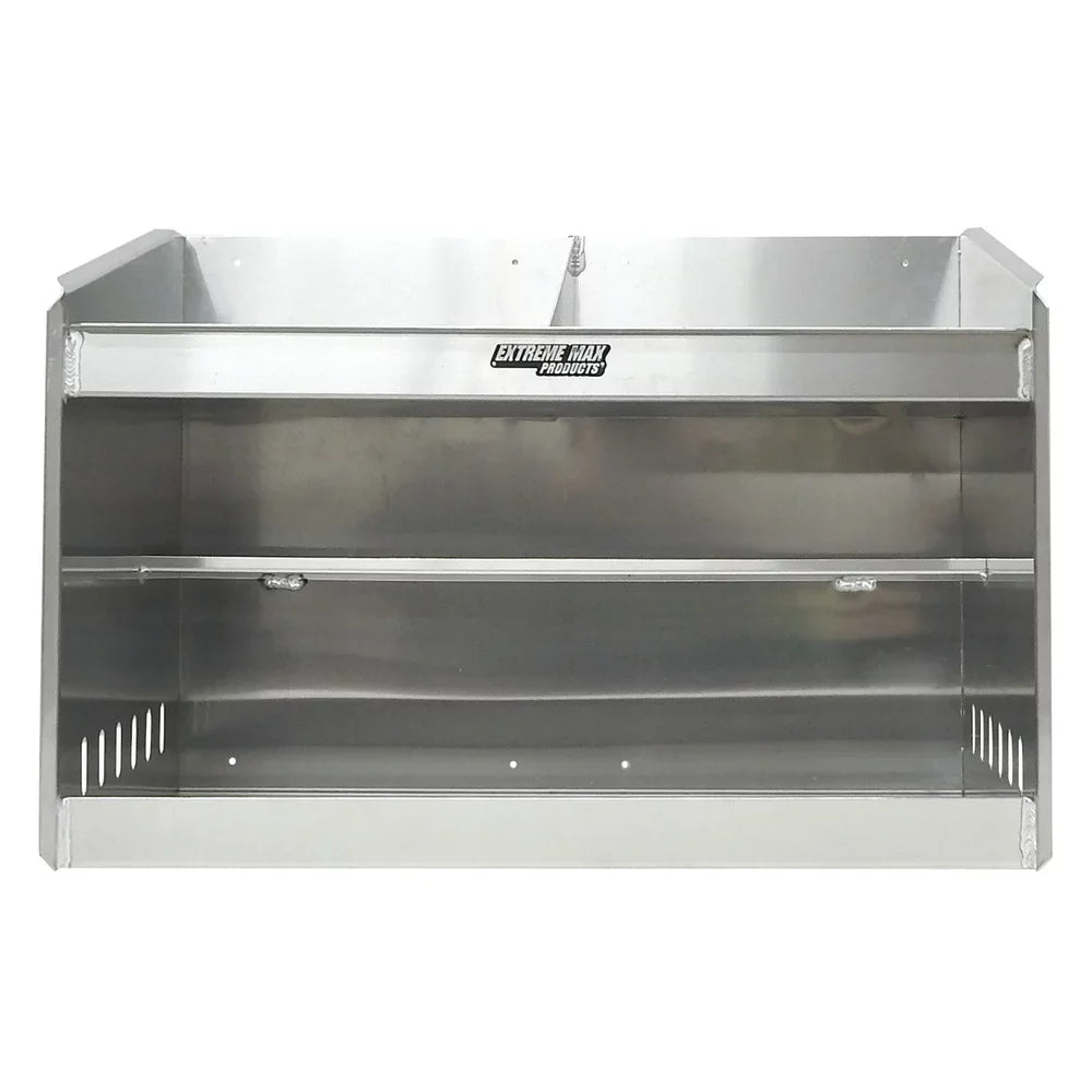 Max Aluminum Bay Race Organizer Shop Storage Enclosed Trailer Dual Extreme Garage Shelf Deluxe Cabinet Holder Helmet Storage 5001.6056 for