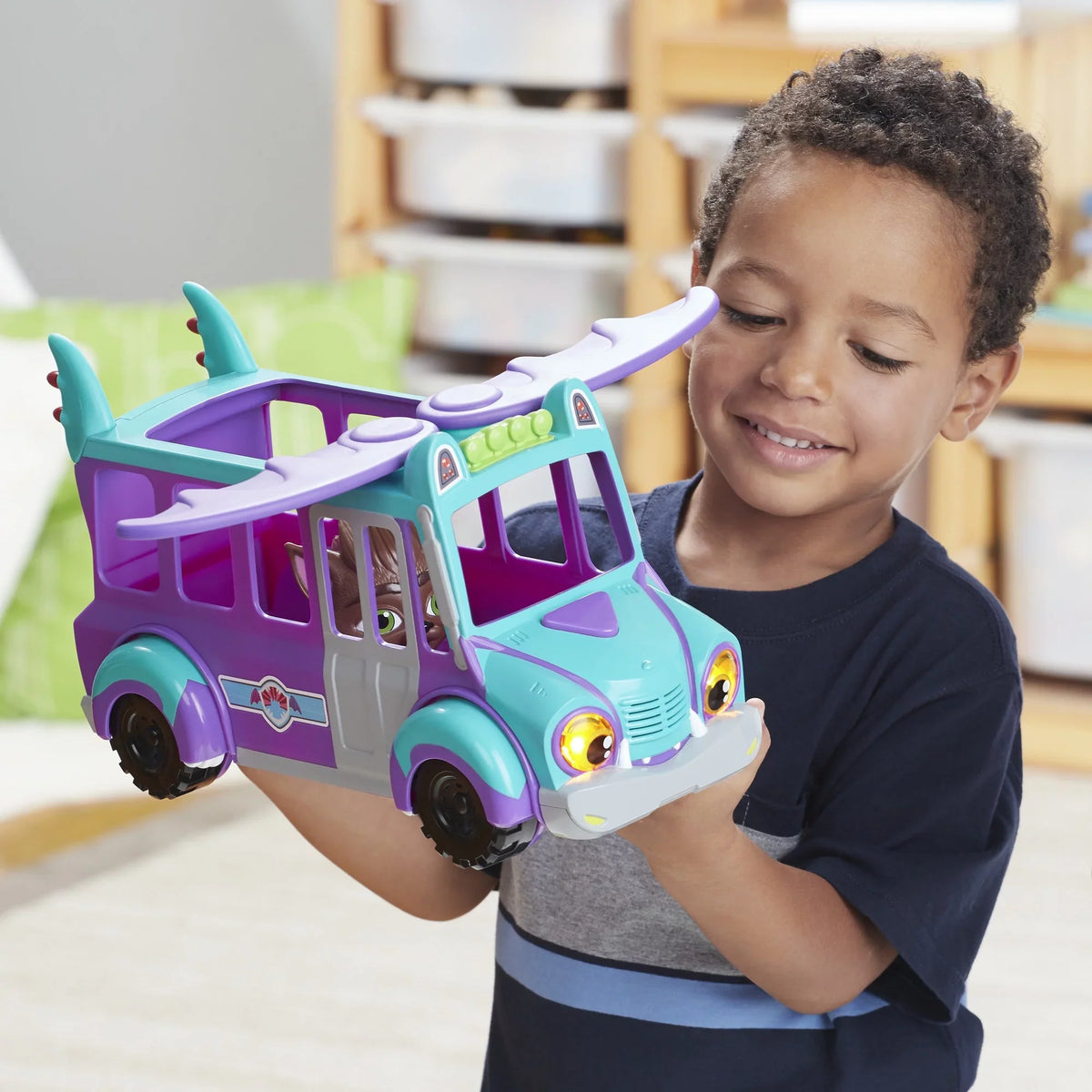 Up Sounds, Lights, Netflix Ages and with and Toy Monster Super GrrBus Bus 3 Music Monsters