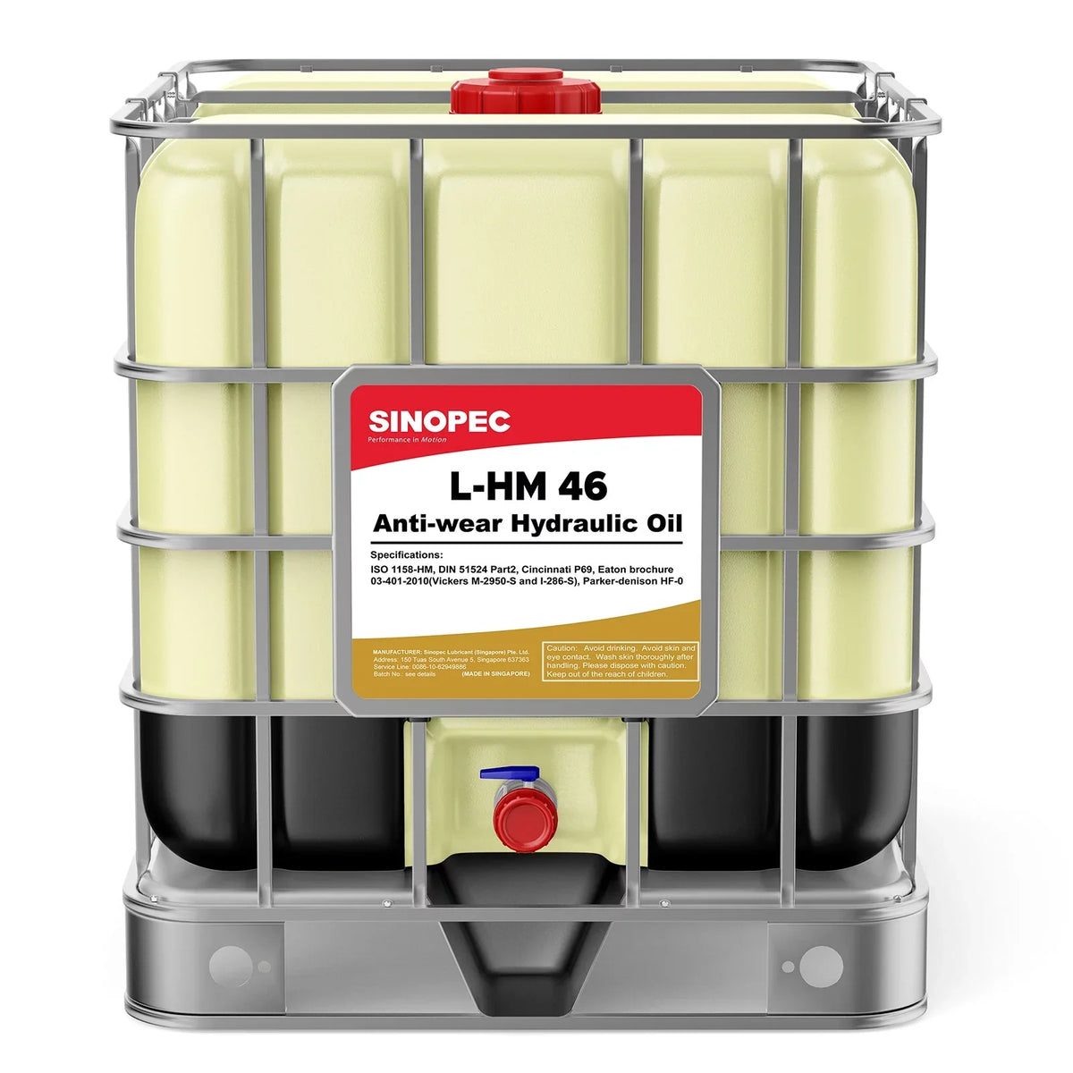 AW / VG 46, 46 15), SAE Gallon 275 (ISO Oil 1000 Fluid IBC Hydraulic Tote Liter