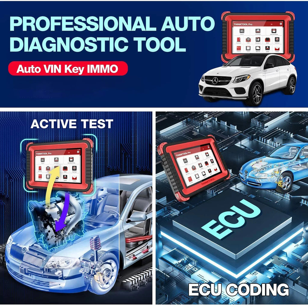 Tool Diagnostic Full Thinktool Systems OBD2 Pro Scan Bidirectional thinkcar