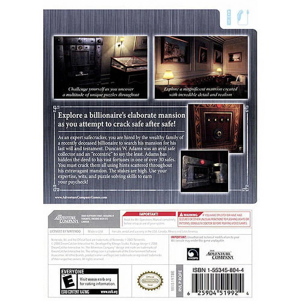 Safecracker - Wii Nintendo