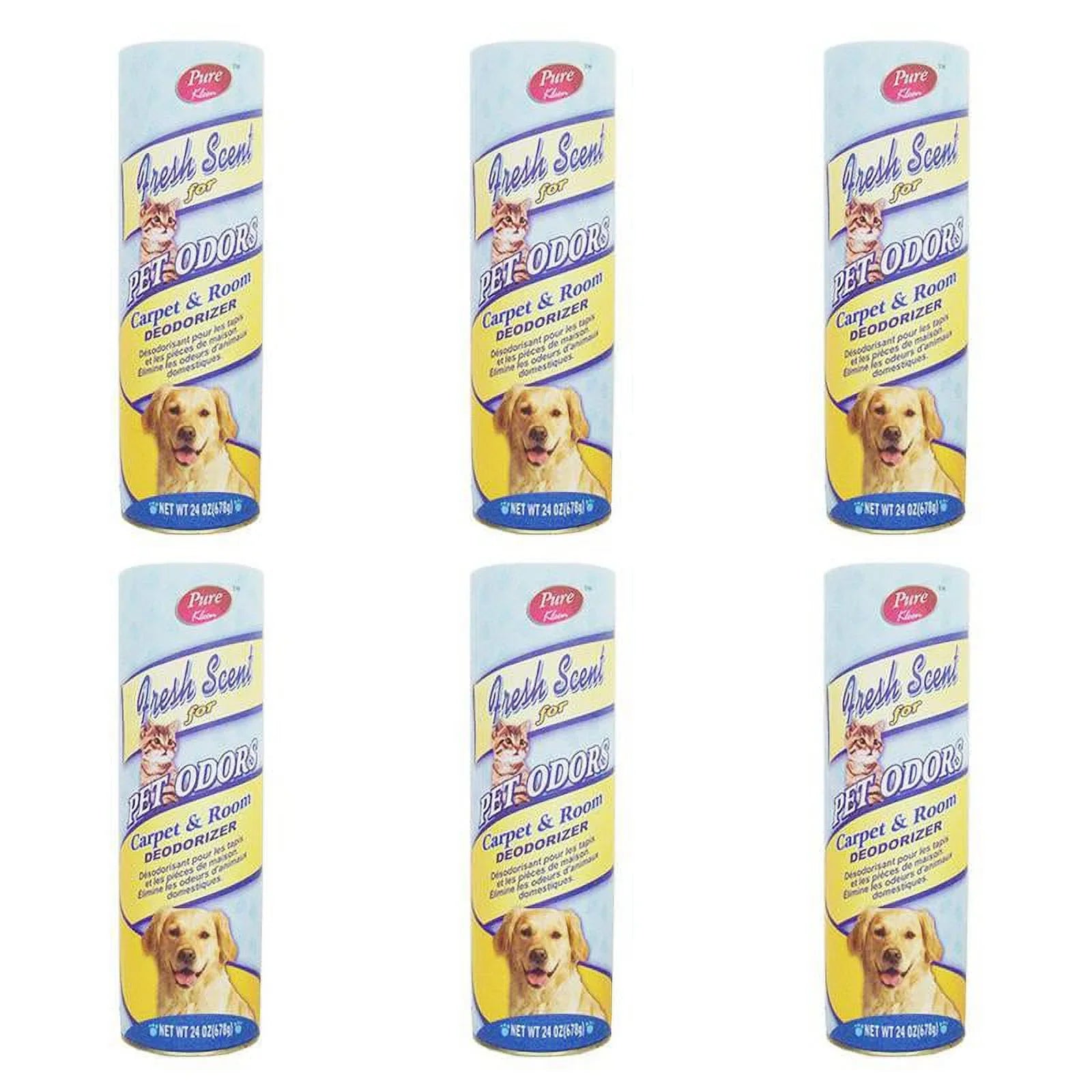 Pure (Pack Kleen 6) (678g) of For Odors Scent Fresh Pet