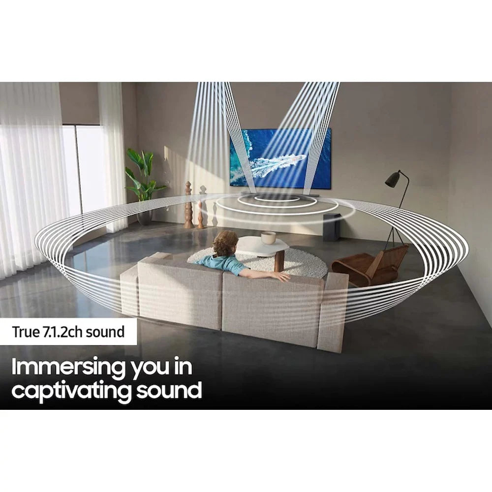 Dolby Box) Atmos Subwoofer (Open DTS:X / Soundbar HW-Q900A/ZA + 7.1.2ch w/ 2021 Samsung Wireless