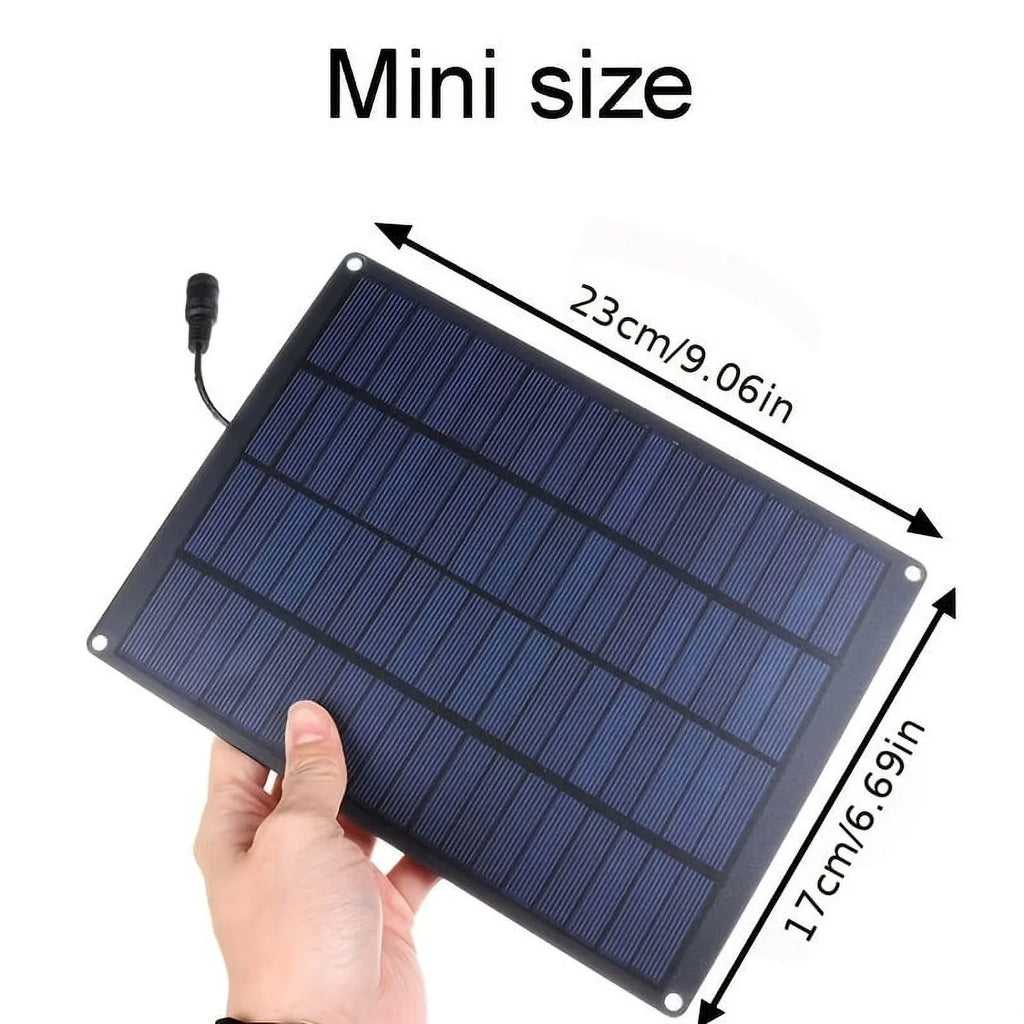 Solar 18V Battery Car Outdoor Camping Solar With 12V 20A Solar Charger Controller And Cells Hiking For Waterproof Clip Panel