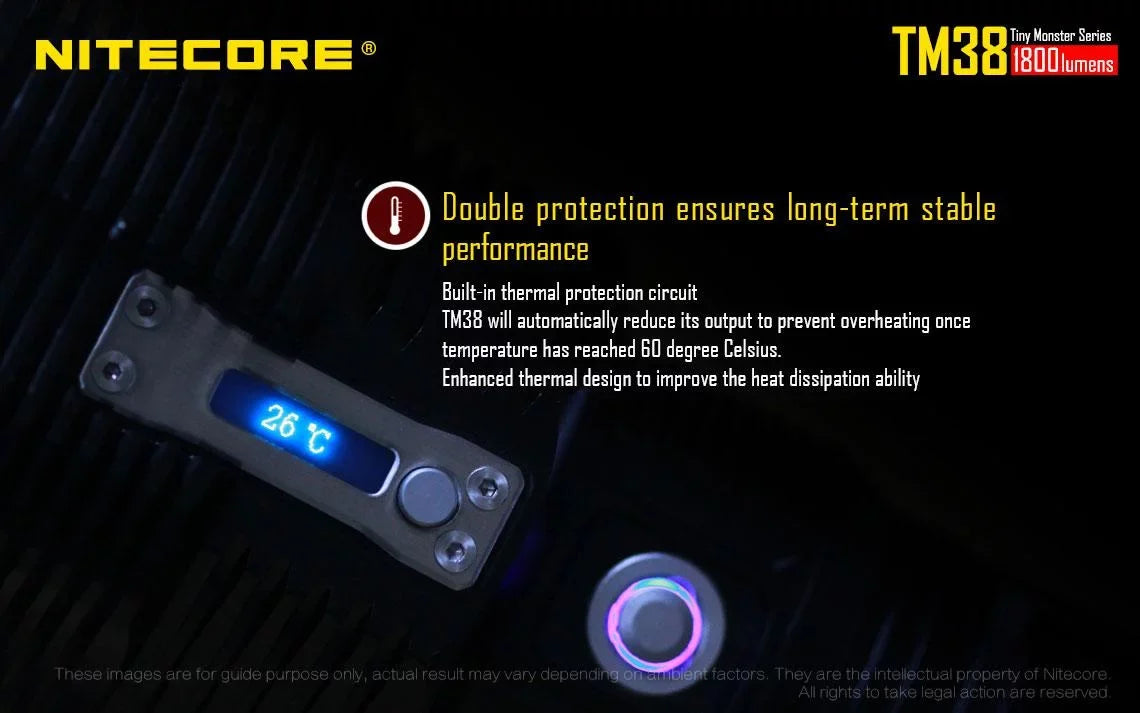 at Nitecore Searchlight can Value go -Both home E4K and be Flashlight TM38 the or Pack: Recharged Outdoor on