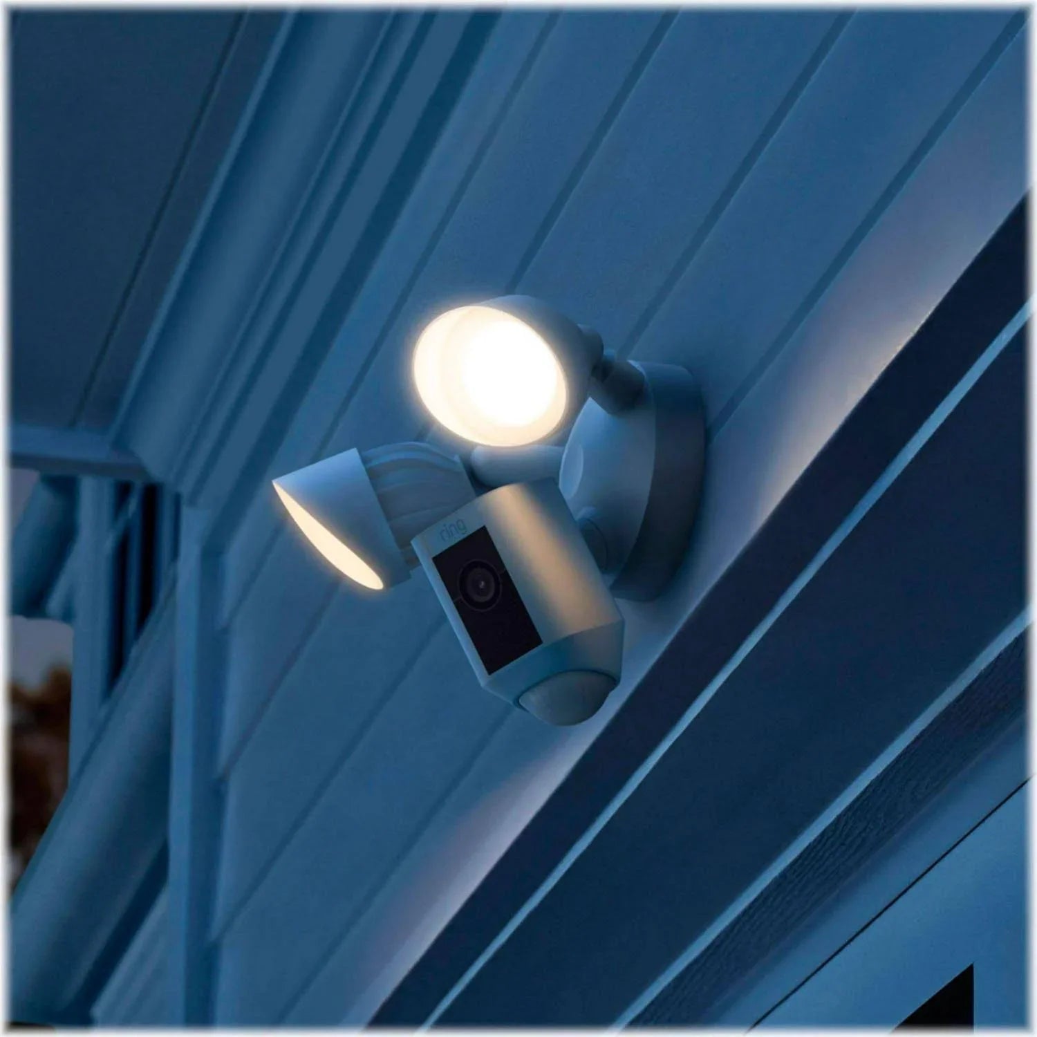Motion White, Activated (Refurbished) WiFi, Restored Wired Release, Ring_Floodlight HD, Cam IP/Network Plus Outdoor, 2021 with