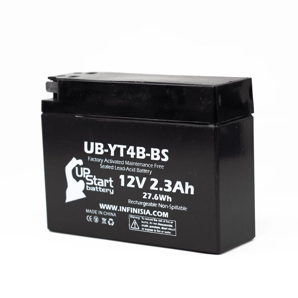 2015 UpStart 110CC 3-Pack for TTR110E 2.3Ah, Replacement Maintenance Factory 12V, Battery Free, - Motorcycle Activated, Battery Yamaha UB-YT4B-BS
